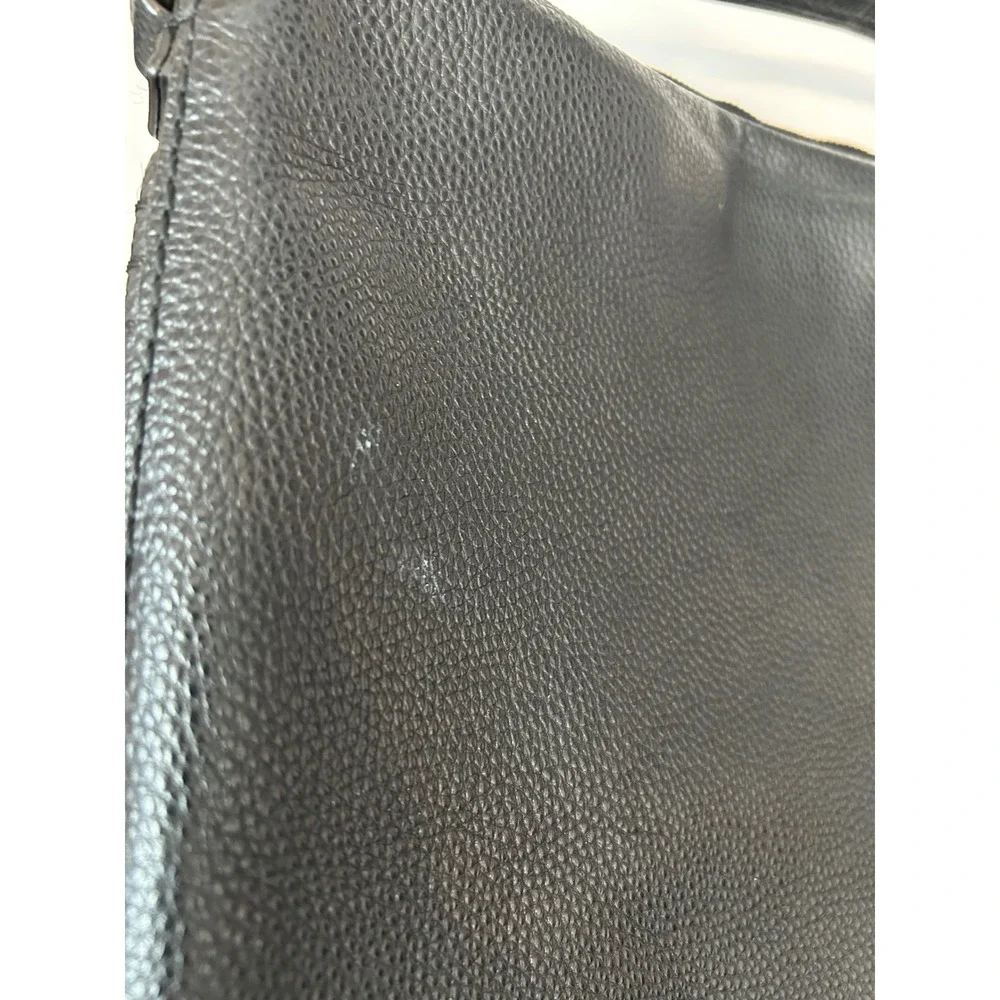 Kate Spade Orchard Street Natalya Black Pebbled Leather Hobo Shoulder Bag Purse
